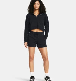Under Armour UA® Women's Rival Fleece Short -Gustwillers Clothing Shop UA Women s Rival Fleece Short BLACK 4 87941.1716915063