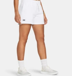 Under Armour UA® Women's Rival Fleece Short -Gustwillers Clothing Shop UA Women s Rival Fleece Short WHITE 2 38257.1716915054