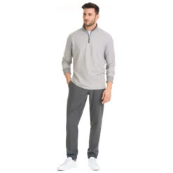Van Heusen Essential Stain Shield 1/4 Zip 5 Van Heusen Essential Stain Shield 1/4 Zip -Gustwillers Clothing Shop Van Heusen Essential Stain Shield 1 4 Zip DKGREY 3 88351.1711666017