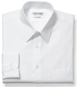 Van Heusen Poplin Dress Shirt - White