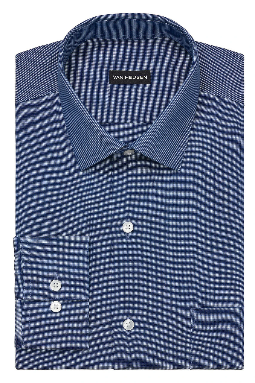 Van Heusen Slim TEK Stretch Dress Shirtt - 20FZ688 Van Heusen Slim TEK Stretch Dress Shirtt - 20FZ688 -Gustwillers Clothing Shop Van Heusen Slim TEK Stretch Dress Shirtt 20FZ688 S 1 41289.1711482742
