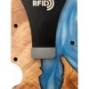 Wooden Element RFID Wallet - Light Blue