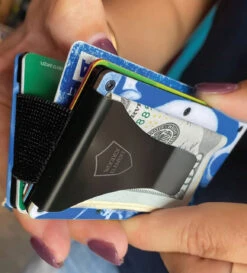 Wooden Element RFID Wallet - Light Blue 2 Wooden Element RFID Wallet - Light Blue -Gustwillers Clothing Shop Wooden Element RFID Wallet Light Blue S 3 37619.1716468270