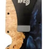 Wooden Element RFID Wallet - Navy Blue