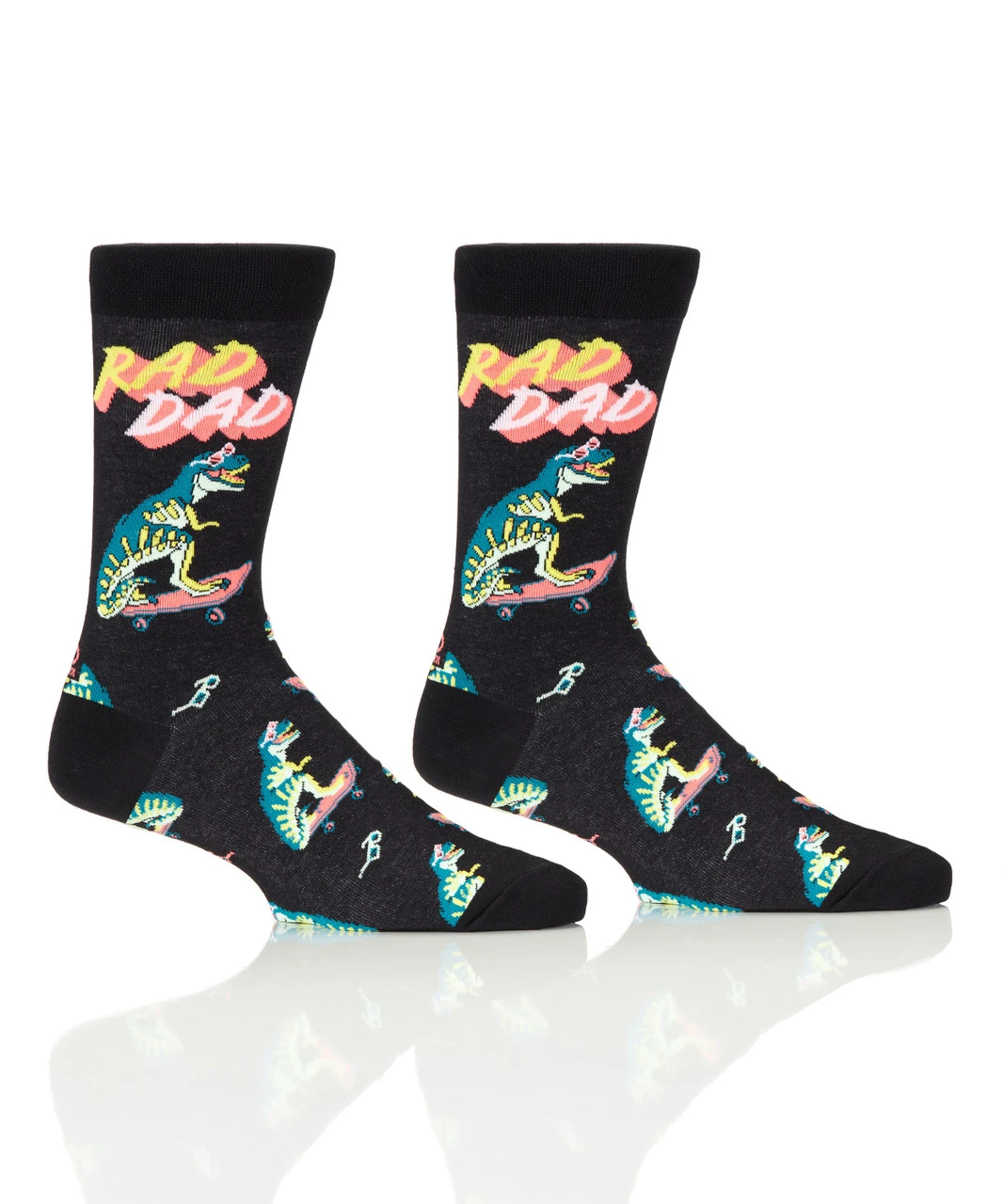 YO Sox Men's Rad Dad Socks YO Sox Men's Rad Dad Socks -Gustwillers Clothing Shop YO Sox Men s Rad Dad Socks BLACK 1 33832.1710892124